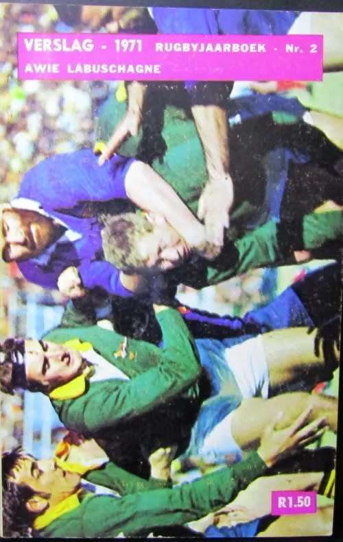 Rugby Rugby Jaarboek Nr 2. Verslag 1971. Awie Labuschagne. for sale